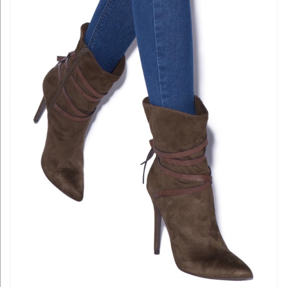 🔆LAST PAIR🔆 Briana Wraparound Tie Bootie